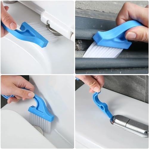Kit de 9 Piezas de Cepillos para Limpiar Grietas, Herramientas de Limpieza Multifuncionales para Baño y Cocina, Cepillos para Rieles de Ventanas y - imagen 6