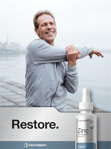 Gotas de Zinc Líquido Horbäach | 2 Oz | con Glicerina Orgánica | Suplemento Vegetariano, No Transgénico y Sin Gluten - imagen 7