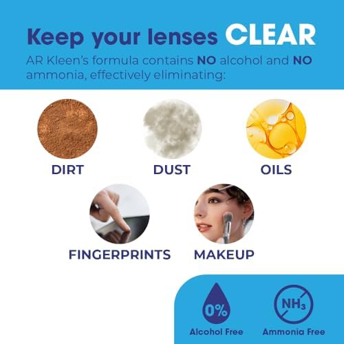 Kit de Limpiador de Lentes AR Kleen® | 9 Onzas | Limpiador Multiusos | Sin Rayas | Libre de Amoníaco y Alcohol - imagen 4