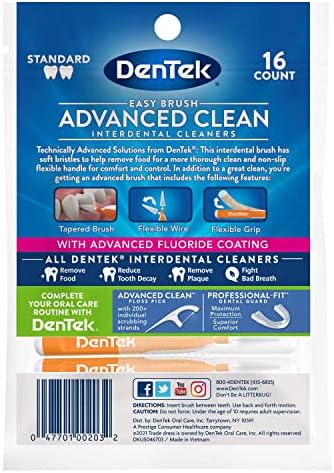 DenTek Easy Brush - Paquete de 16 cepillos - 2 unidades - imagen 2