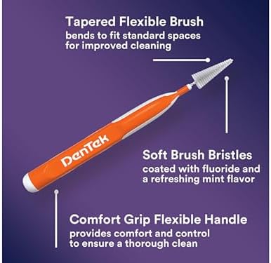 DenTek Easy Brush - Paquete de 16 cepillos - 2 unidades - imagen 8