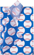 Papel de Seda WRAPAHOLIC para Envolver Béisbol - 30 Hojas 14 x 20 Pulgadas, Papel Decorativo Azul para Cumpleaños, Regalos, Manualidades y Fiestas - imagen 1