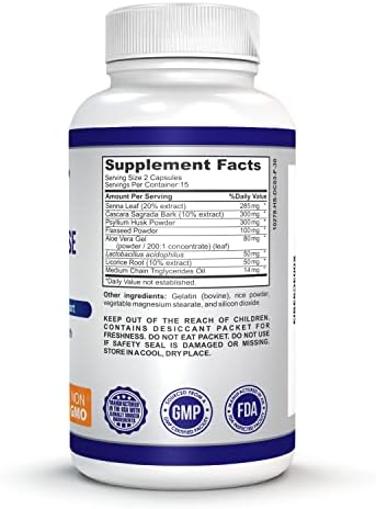 O!VITA Limpieza y Desintoxicación de 15 Días, Apoya la Salud Digestiva y del Colon, Fórmula Especial con Probióticos y Hierbas como Senna y Cascara - imagen 4