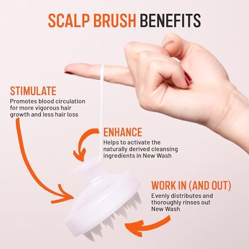 Cepillo Masajeador para el Cuero Cabelludo Hairstory – Exfoliador para Champú y Cuidado del Cuero Cabelludo, Promueve Limpieza Profunda y Salud - imagen 4