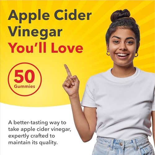 Gomitas de Vinagre de Sidra de Manzana Sundance | 50 Piezas | Sabor Manzana | Suplemento Vegano, No GMO y Sin Gluten - imagen 5