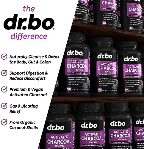 Cápsulas de Carbón Activado 1200mg - Suplemento Orgánico de Coco para Alivio de Gas y Distensión Abdominal en Hombres, Mujeres y Niños - imagen 4