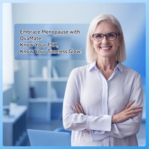 Prueba Rápida de Menopausia, Test de Hormona FSH para Mujeres en Casa, Tiras de Test de Equilibrio Hormonal con Sensibilidad Óptima, APP Calculadora - imagen 4
