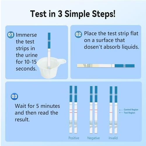 Prueba Rápida de Menopausia, Test de Hormona FSH para Mujeres en Casa, Tiras de Test de Equilibrio Hormonal con Sensibilidad Óptima, APP Calculadora - imagen 6
