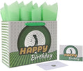Set de Bolsa de Regalo Grande de Golf de 13” con Asas, Tarjeta de Felicitación y Papel de Seda Azul para Hombres y Niños Golfistas, Fiesta de Golf, 1 - imagen 1