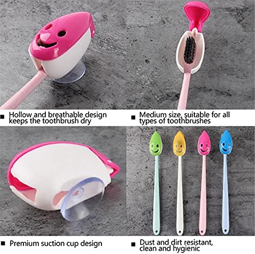 Funda de Cepillo de Dientes VADOO 6 Piezas con Ventosa, Protector Portátil de Cepillo (Color Aleatorio) - imagen 5