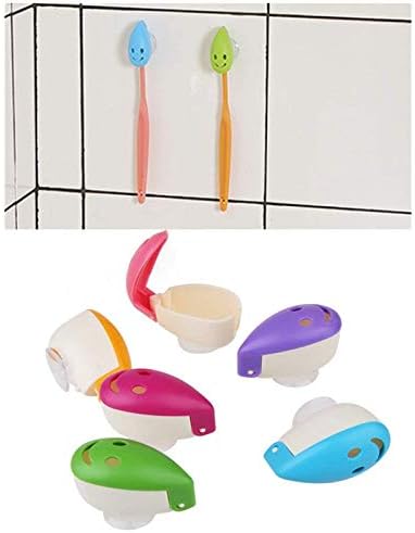 Funda de Cepillo de Dientes VADOO 6 Piezas con Ventosa, Protector Portátil de Cepillo (Color Aleatorio) - imagen 6