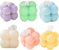 Set de Regalo de 6 Velas Mini de Cera de Soja – Aromaterapia Ecológica, Aromas de Lavanda/Durazno/Salmón, Velas Decorativas en Forma de Burbuja, - imagen 1