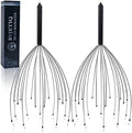 Masajeador de Cabeza Svjetiq 2 Piezas con 20 Dedos, Masajeador de Cuero Cabelludo Portátil para Relajación Profunda, Regalo de Navidad para Hombres y - imagen 1