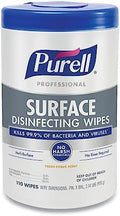 Toallitas Desinfectantes para Superficies Purell Professional, 7 x 8, Cítricos Frescos, 110 Toallitas por Envase - imagen 1