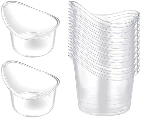 Alrhso 20 Piezas de Tazas para Lavado de Ojos, Kit Desechable y Portátil de 5ml para Cuidado Ocular y Limpieza Efectiva de Ojos Cansados - imagen 1