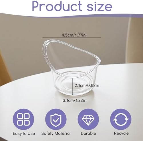 Alrhso 20 Piezas de Tazas para Lavado de Ojos, Kit Desechable y Portátil de 5ml para Cuidado Ocular y Limpieza Efectiva de Ojos Cansados - imagen 2