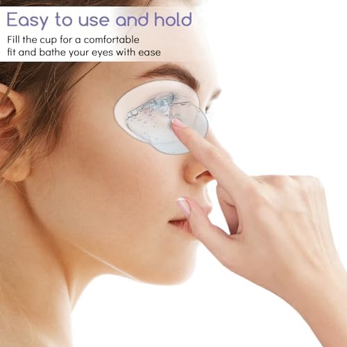 Alrhso 20 Piezas de Tazas para Lavado de Ojos, Kit Desechable y Portátil de 5ml para Cuidado Ocular y Limpieza Efectiva de Ojos Cansados - imagen 4