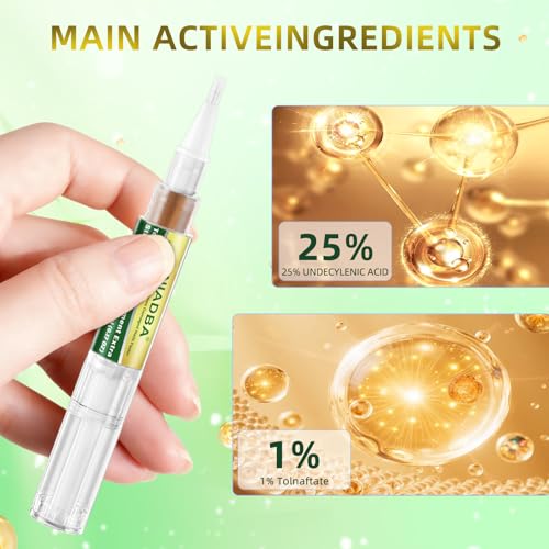 Lápiz Tratamiento para Hongos en Uñas Extra Fuerte – Repara Uñas Amarillas, Descoloridas, Gruesas y Encarnadas – Solución para Uñas de Pies y Manos – - imagen 6