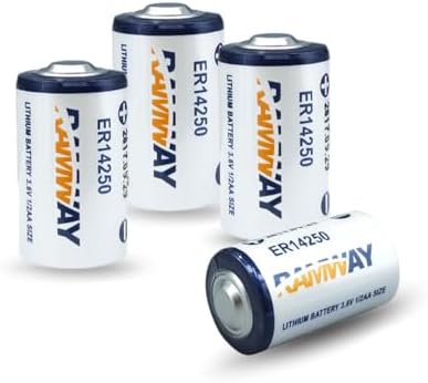 Batería de Litio TRAELY 1/2AA LS 14250 ER14250 3.6V 1200mAh Compatible con Collar de Perro, Monitor de Movimiento, Sistema de Seguridad y Alarma - imagen 1