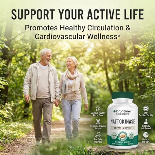 Suplemento de Nattokinasa 2,000 FU (100mg) para la Salud del Corazón y Circulación - Apoyo Cardiovascular - Enzima Sistémica de Natto Fermentado - - imagen 4