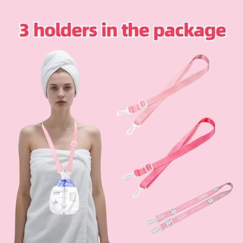 Paquete de 3 Lanyards para Drenaje de Mastectomía con 2 Ganchos, Suministros para Recuperación de Mastectomía, Soporte Quirúrgico para Pacientes de - imagen 5