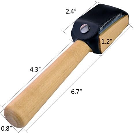 Cepillo Limpiador de Zapatos de Baile Jmkcoz con Suela de Ante de Madera para Zapatos de Danza Moderna y Latina - imagen 2