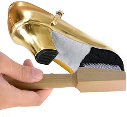 Cepillo Limpiador de Zapatos de Baile Jmkcoz con Suela de Ante de Madera para Zapatos de Danza Moderna y Latina - imagen 4