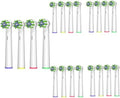 Cabezas de cepillo de dientes de repuesto compatibles con Oral-B Braun Pro 500/1000/1500/3000/3757/5000/7000/7500/8000, 20 Pzs de cabezales - imagen 1