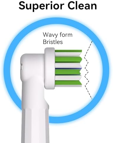 Cabezas de cepillo de dientes de repuesto compatibles con Oral-B Braun Pro 500/1000/1500/3000/3757/5000/7000/7500/8000, 20 Pzs de cabezales - imagen 6