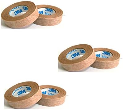 Cinta Quirúrgica Micropore 3M Color Beige de 0.5 Ancha - Paquete de 3 (2 Rollos) - imagen 1