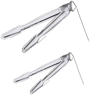 Pinzas de Carbón YIUIRUOI para Shisha - 2 Piezas de Metal, Accesorios para Hookah y Utensilios de Cocina - imagen 1