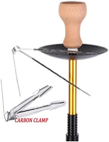 Pinzas de Carbón YIUIRUOI para Shisha - 2 Piezas de Metal, Accesorios para Hookah y Utensilios de Cocina - imagen 6