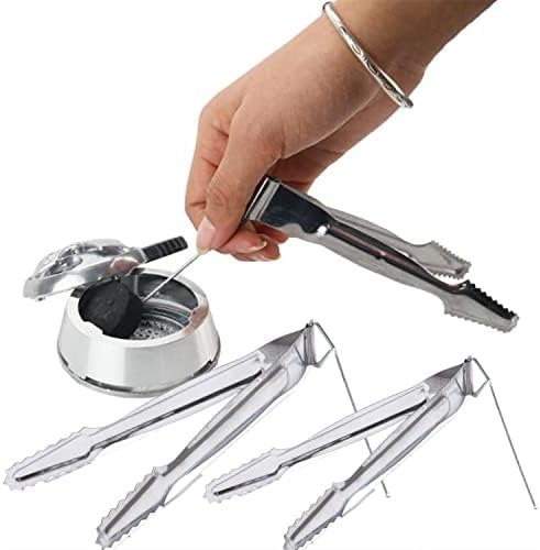 Pinzas de Carbón YIUIRUOI para Shisha - 2 Piezas de Metal, Accesorios para Hookah y Utensilios de Cocina - imagen 7