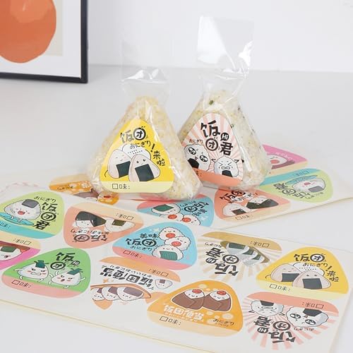100 Piezas de Envolturas de Onigiri en Triángulo, Desechables y de Fácil Desgarre, Accesorio para Hacer Onigiri - imagen 6