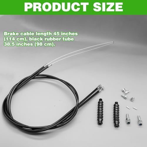 Juego de 14 Piezas de Cable de Freno para Andadores, Repuestos de Rodillo con Cable de Freno de 45 Pulgadas, Incluye Hardware, Compatible con la - imagen 7