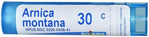 Boiron Arnica Montana 30C Gránulos para Alivio del Dolor, Color Blanco, 80 Contenidos - imagen 1