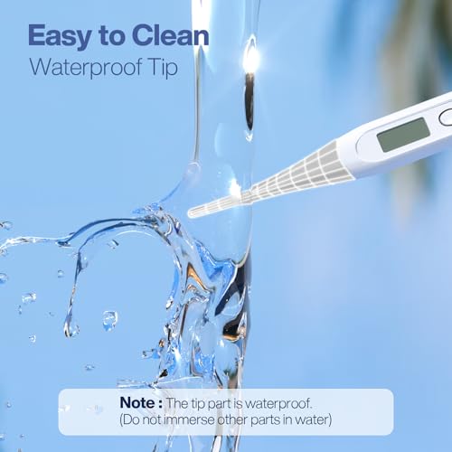 Termómetro Digital Boncare 10 Segundos para Adultos y Niños - Termómetro Rectal Seguro y Preciso para Bebés con Alarma de Fiebre, Termómetro Oral - imagen 5