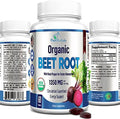 Tabletas de Polvo de Remolacha Orgánica YUMMYVITE - 1350mg con Pimienta Negra para Mayor Absorción - Aumenta el Óxido Nítrico para Energía y - imagen 1