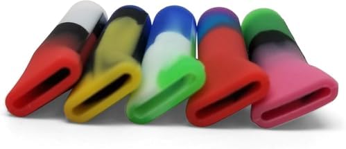 Quik Wikk Paquete de 12 Puntas de Silicón Reutilizables Trippy Tips - Limpias, Selladas de Fábrica y Estériles - imagen 1