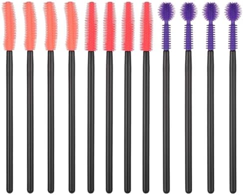 Juego de 12 Cepillos de Silicón para Limpieza de Rincones y Grietas - 3 Estilos para Máquina de Coser, Teclado y Espacios Pequeños, Naranja, Morado y - imagen 1