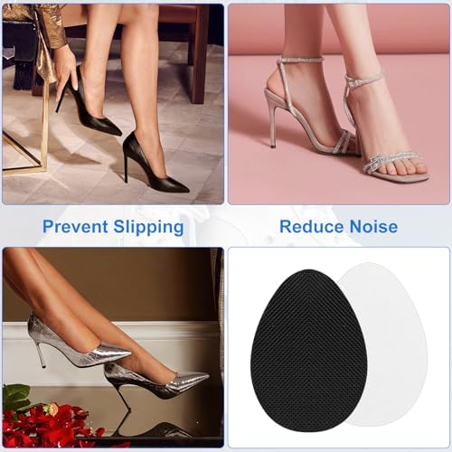 16 Piezas/8 Pares de Almohadillas Antideslizantes para Zapatos – Protectores Autoadhesivos para Tacones y Planos – Pegatinas Antideslizantes para - imagen 5