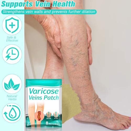 Parche Varicoso para Piernas EOIRULA - 2 Cajas, Tratamiento Profesional para Venas Varicosas - imagen 2
