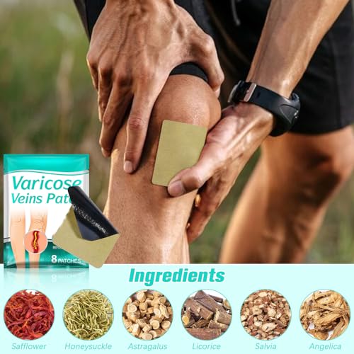 Parche Varicoso para Piernas EOIRULA - 2 Cajas, Tratamiento Profesional para Venas Varicosas - imagen 5
