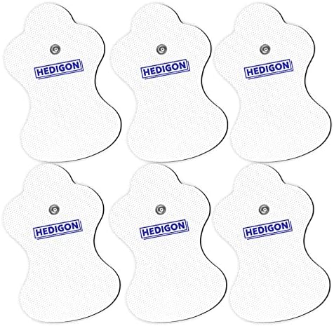 PADS de Reemplazo Compatibles con Omron Tens Unit HEDIGON - 3 Pares (6 Piezas) de Almohadillas Electrotérmicas Reutilizables para Alivio del Dolor - imagen 1