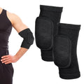 Cobee 1 Par de Protectores de Codo para Voleibol, Faja Ventilada, Almohadilla Suave de Soporte para Hombres y Mujeres, Color Negro - imagen 1