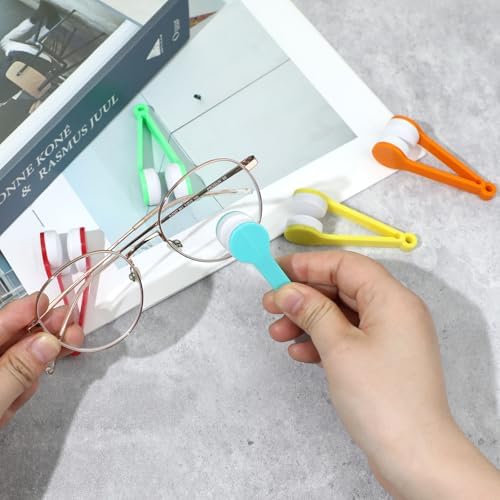 Limpiador de Gafas 8 Pzs, Mini Cepillo de Microfibra para Gafas y Lentes de Sol, Clip Limpiador Suave para Gafas y Lentes de Sol - imagen 4