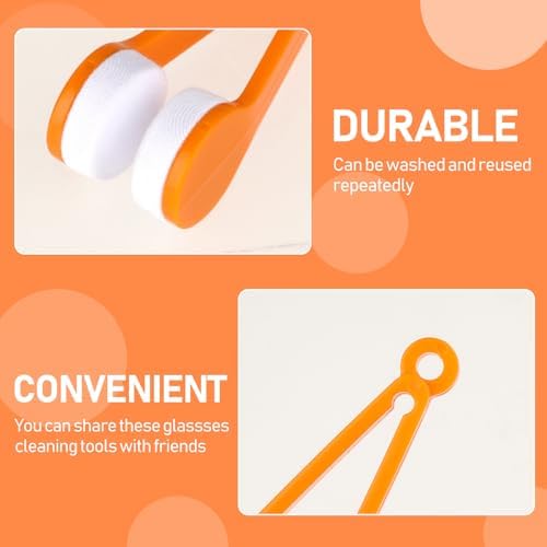 Limpiador de Gafas 8 Pzs, Mini Cepillo de Microfibra para Gafas y Lentes de Sol, Clip Limpiador Suave para Gafas y Lentes de Sol - imagen 6