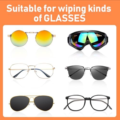 Limpiador de Gafas 8 Pzs, Mini Cepillo de Microfibra para Gafas y Lentes de Sol, Clip Limpiador Suave para Gafas y Lentes de Sol - imagen 7
