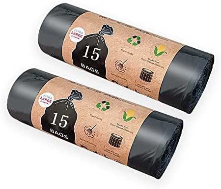 Bolsas de Baño Portátiles, 30 Piezas, Bolsas de Basura Compostables de 8 Galones, Forro para Cubeta de 5 Galones, Ideal para Camping y Viajes en Auto - imagen 1