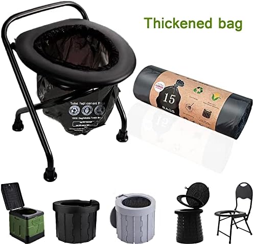 Bolsas de Baño Portátiles, 30 Piezas, Bolsas de Basura Compostables de 8 Galones, Forro para Cubeta de 5 Galones, Ideal para Camping y Viajes en Auto - imagen 2